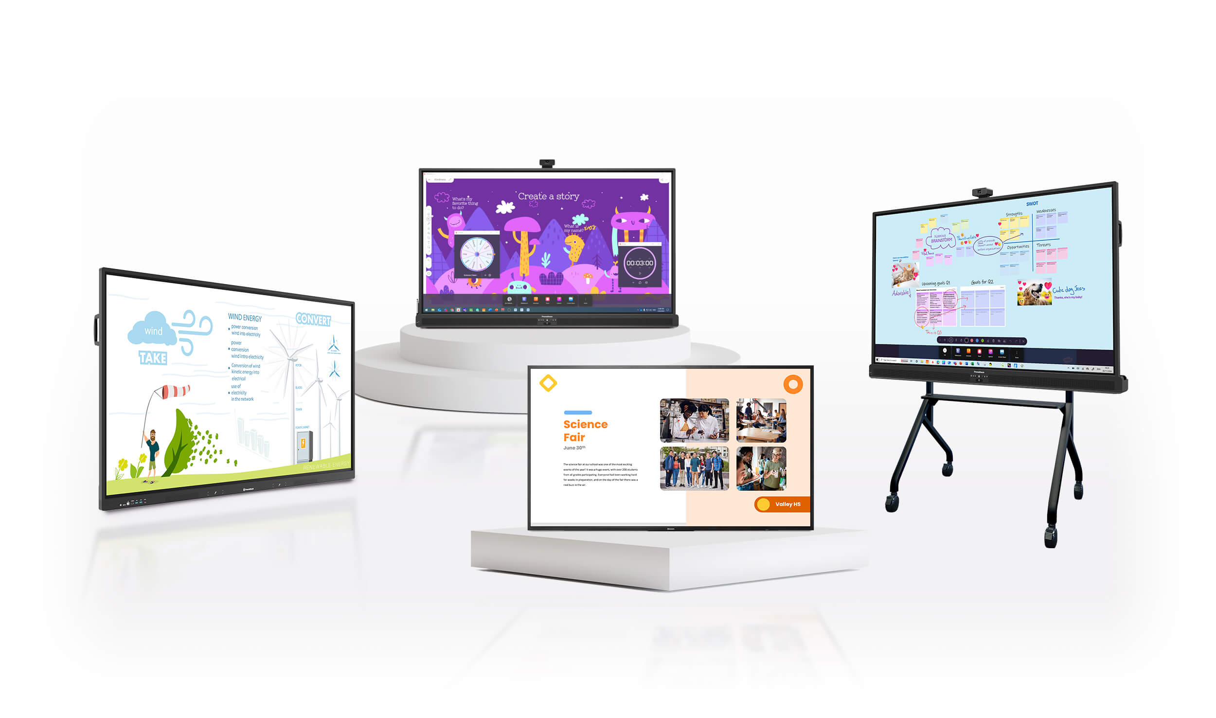 Promethean's line of interactive displays