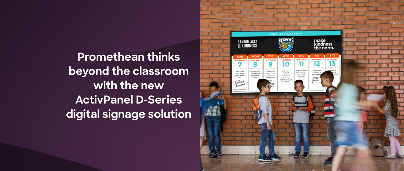 Promethean introduces their latest product, the ActivPanel D-Series.