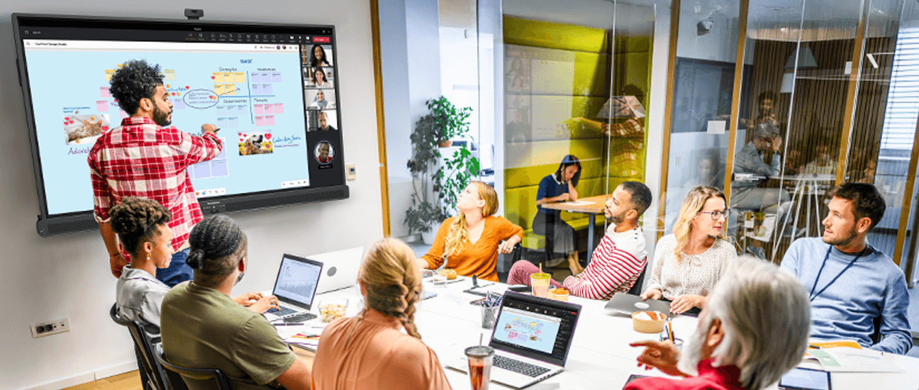 Unlock innovation in the workplace with ActivPanel 10 Premium