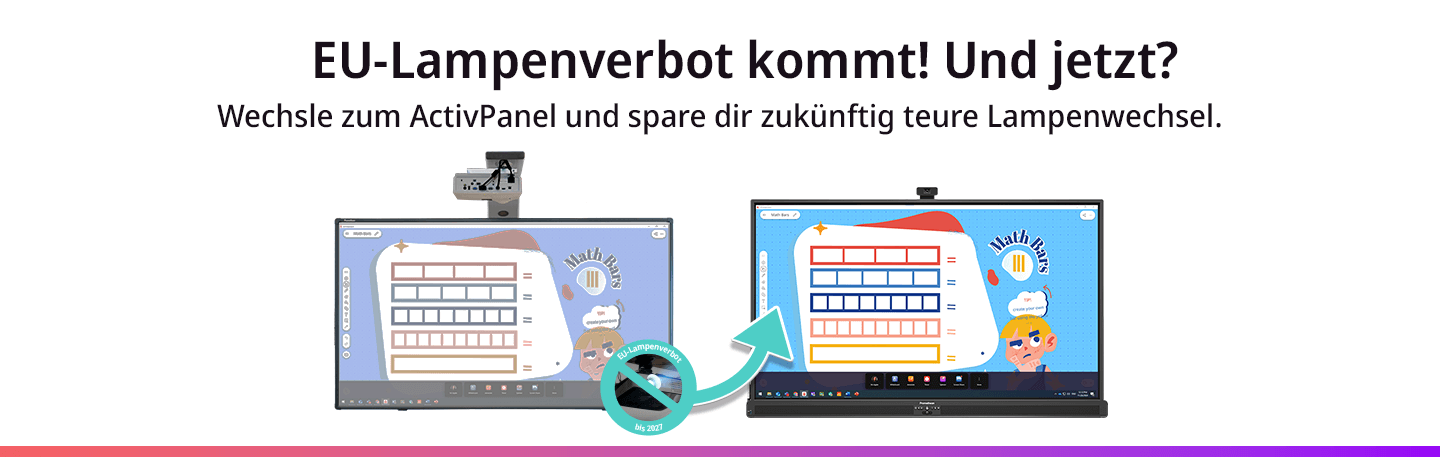 Bis 2027 tritt das EU-weite Verbot quecksilberhaltiger Beamerlampen in Kraft.
Das bedeutet: Ersatzlampen werden knapp, teuer und langfristig nicht mehr erhältlich sein.
Wer weiterhin auf diese Beamer setzt, zahlt bald drauf: höhere Wartungskosten, längere Ausfallzeiten, veraltete Technik