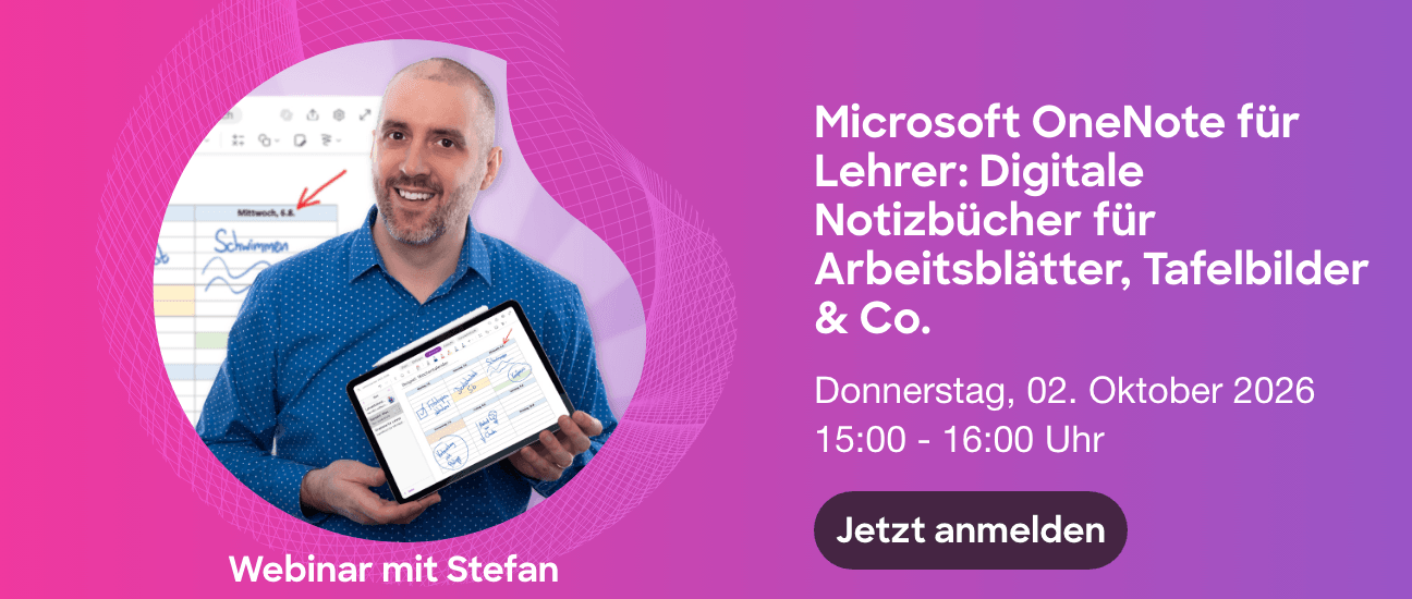 Webinar 2.10.2026 mit Stefan Malter Thema One note